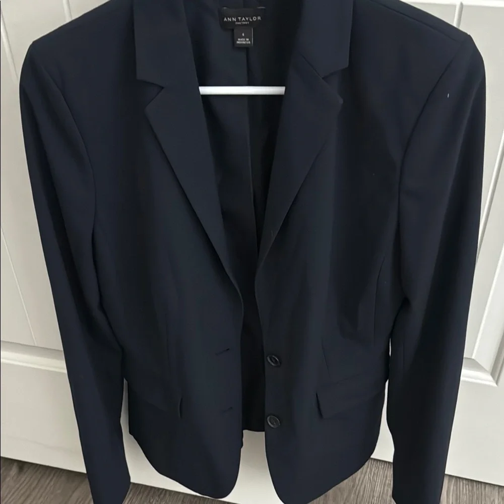 Ann Taylor Blue Blazer Elegant Design